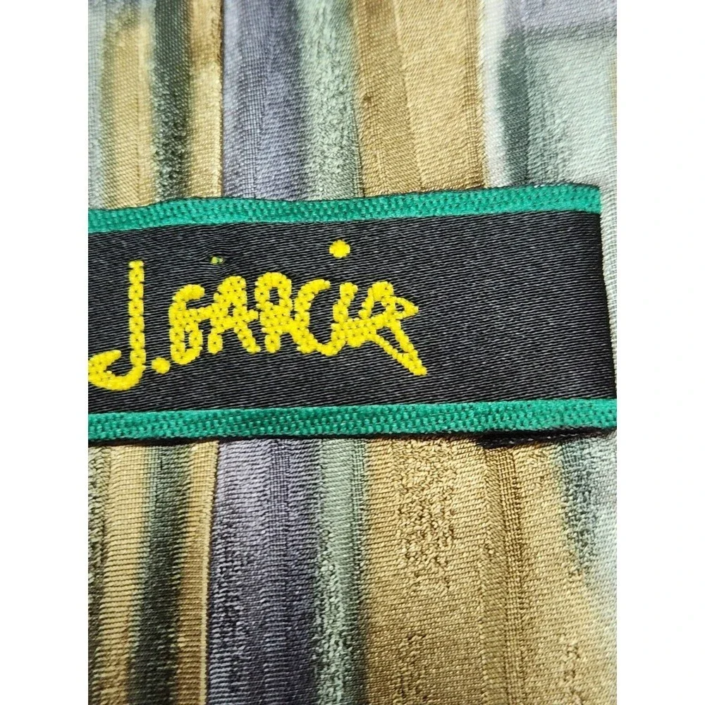 J. GARCIA Tie Desert Storm  Thirty One Collection Brushed‎ Purple Brown Green